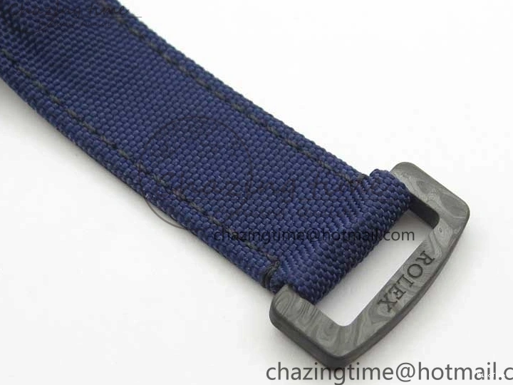 MiroTime 0406 Daytona DIW Carbon OMF Best Edition Blue Paint Dial on Deep Blue Nylon Strap A Tailored 2842